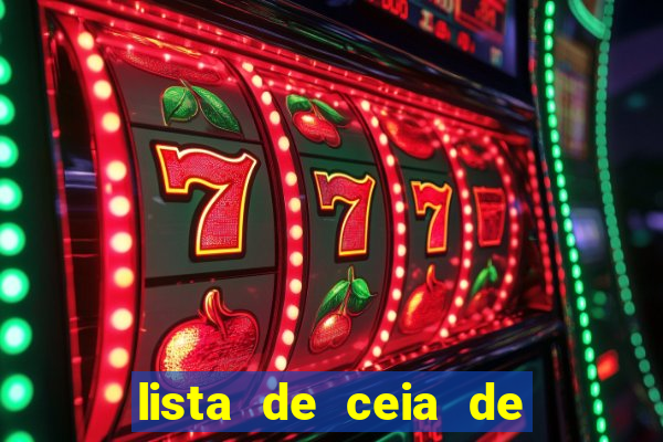 lista de ceia de natal completa